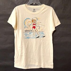 Suavecita Surf Woman Beach Clouds Short Sleeve Tee T Shirt XXL 2X